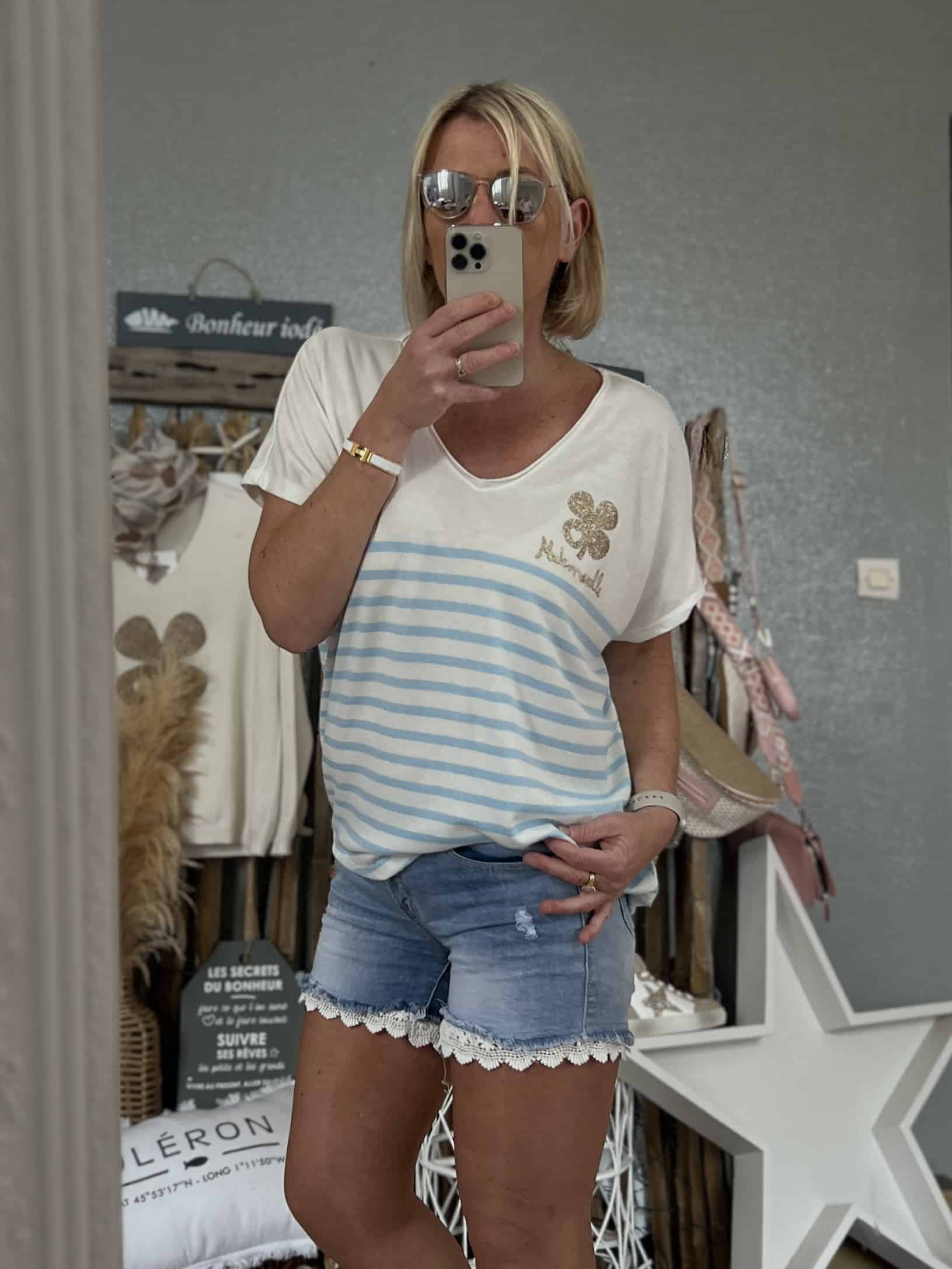 Marinière Melle baby blue – Image 5