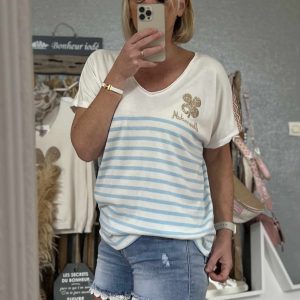 Marinière Melle baby blue