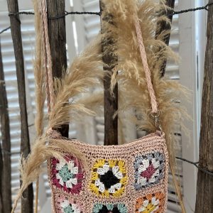 Pochette bohème crochet