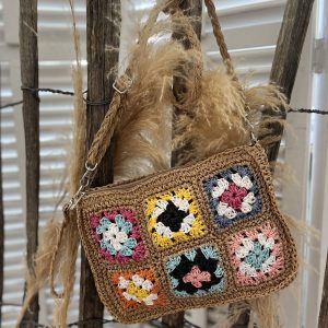 Pochette bohème crochet