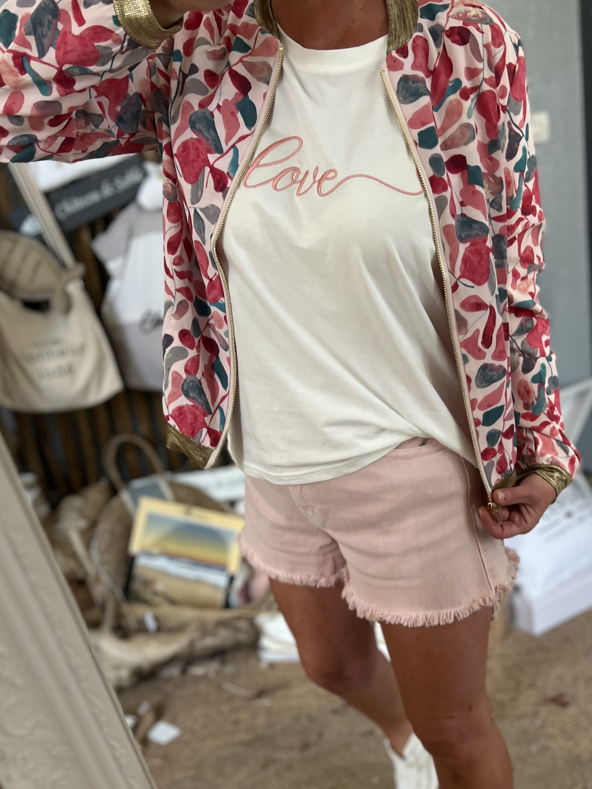 Bomber rose bleu – Image 4