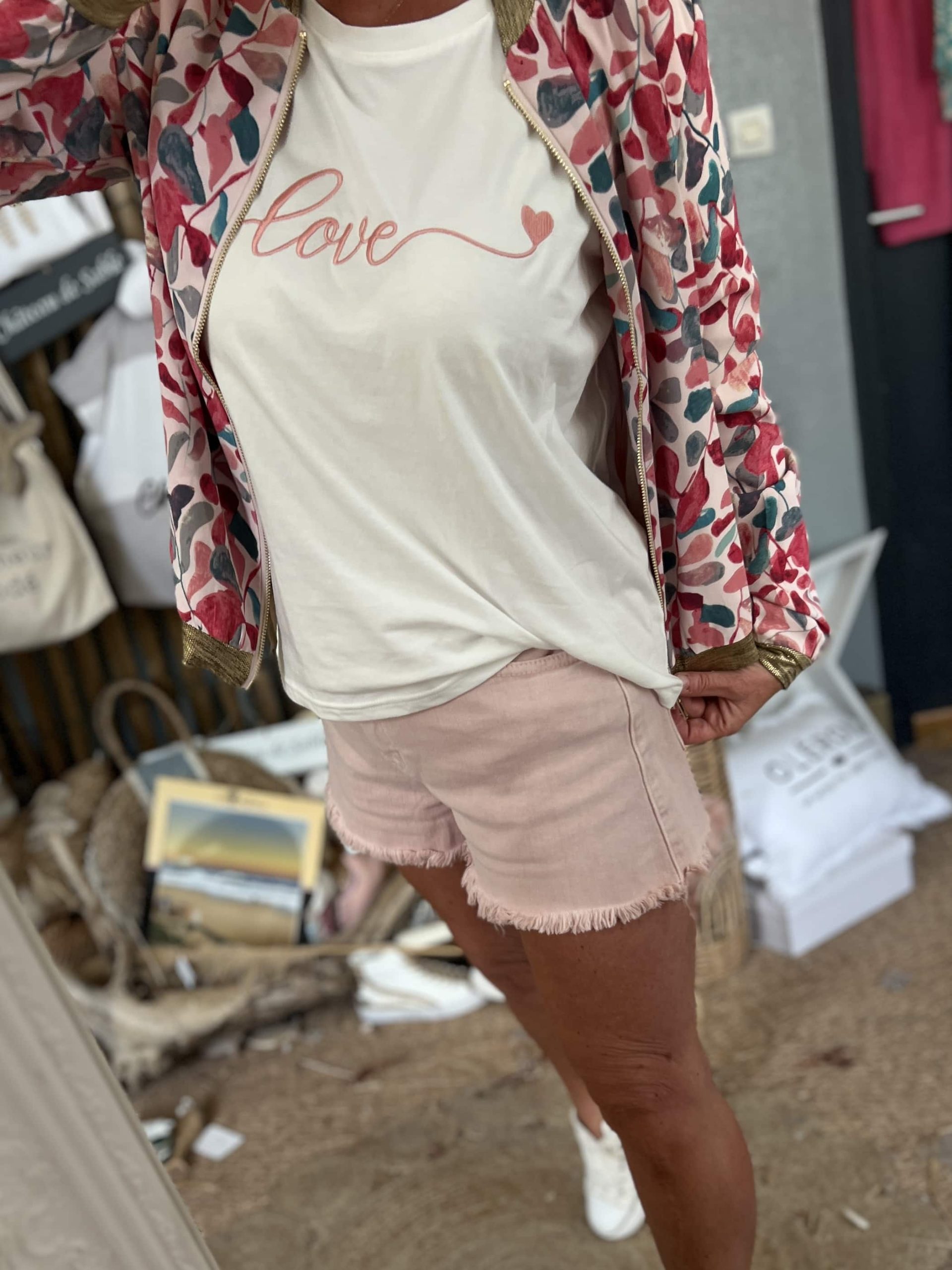 Bomber rose bleu – Image 3