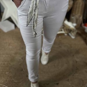 Pantalon chino blanc