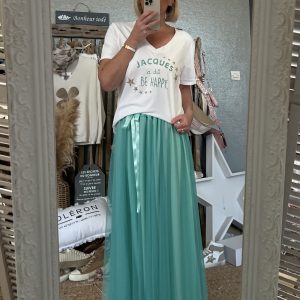 Jupe tulle turquoise