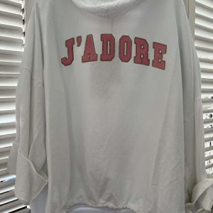 Veste j’adore blanche