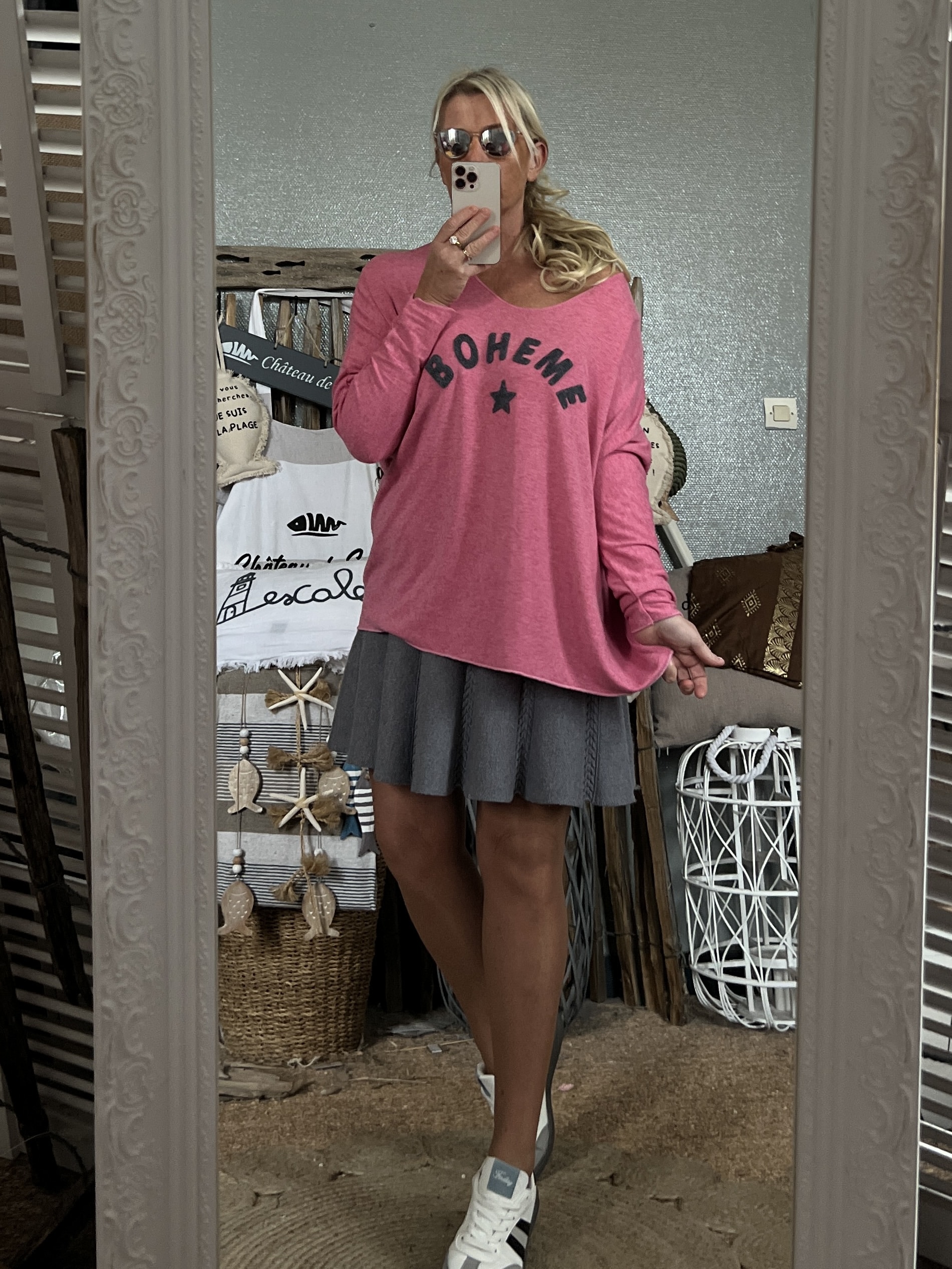 Pull Bohème rose pep’s – Image 6