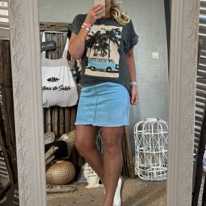 T-shirt Van gris bleu