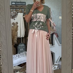 Jupe tulle rose