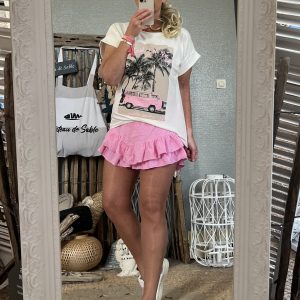 T-shirt van blanc rose