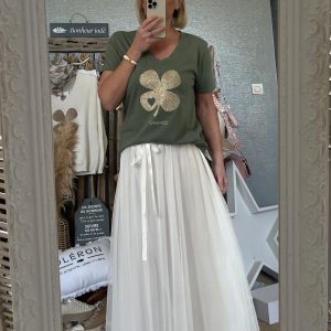 Jupe tulle blanche