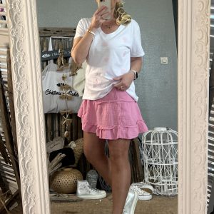 T-shirt cœurs roses