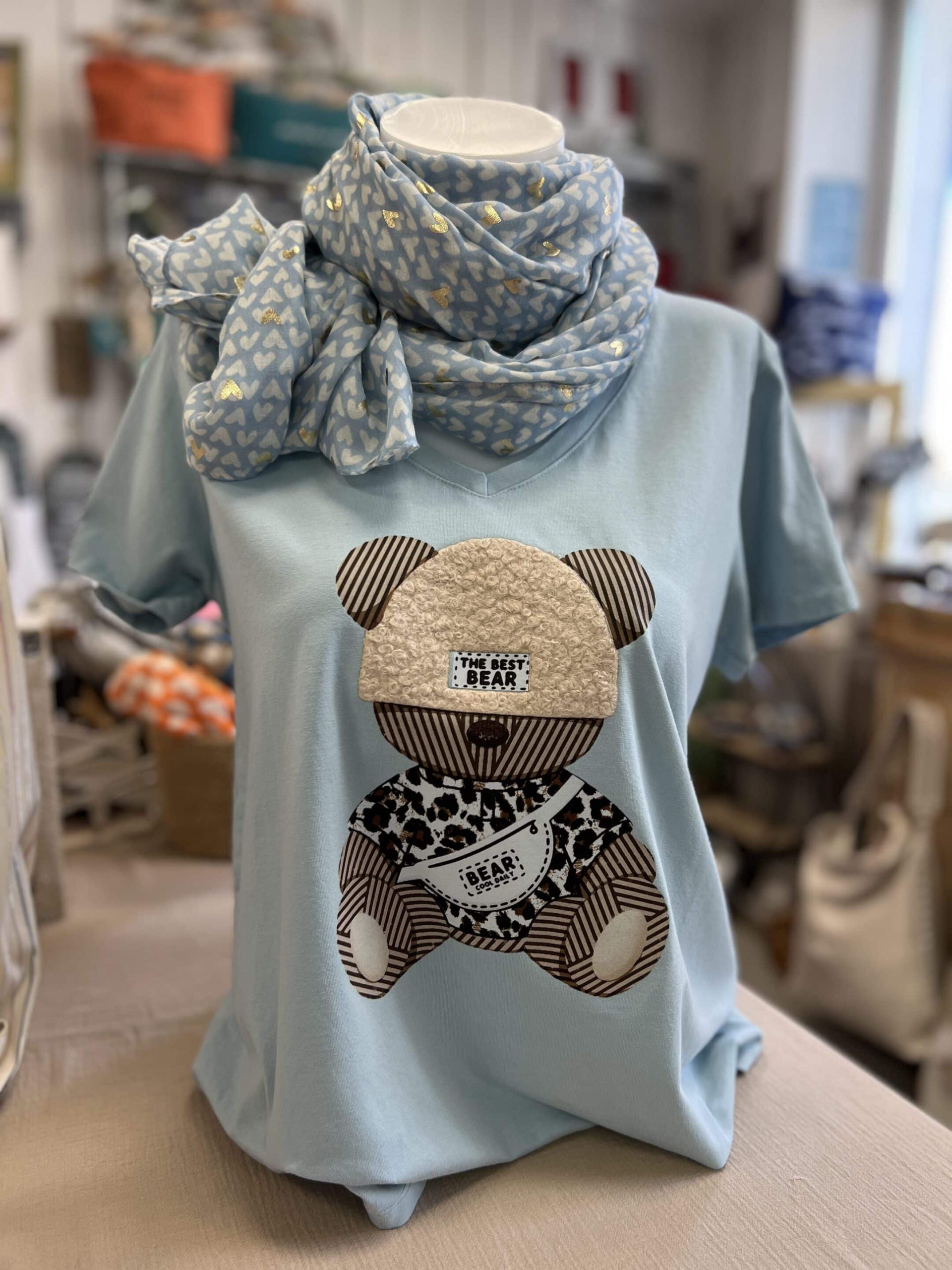 T-shirt bear bleu – Image 5