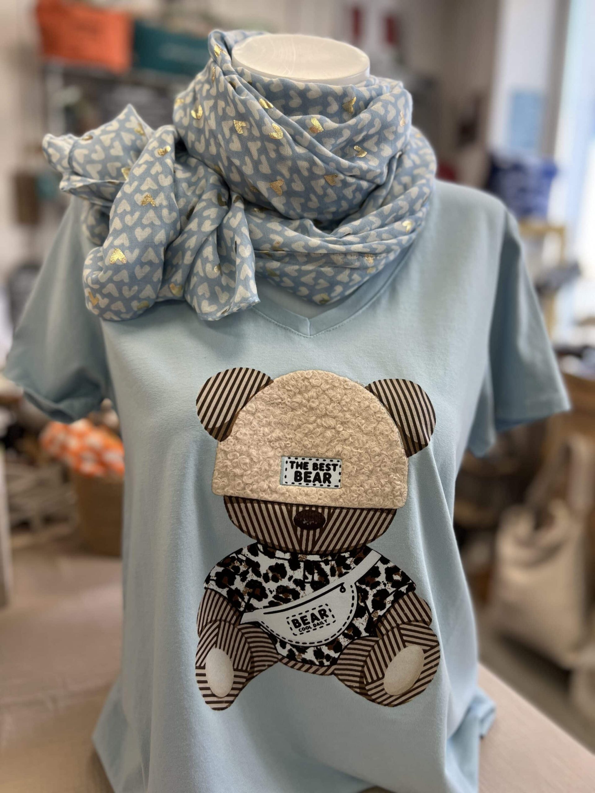 T-shirt bear bleu – Image 3