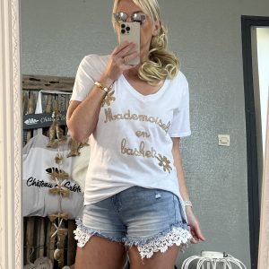 T-shirt Melle en basket