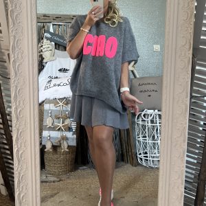 Gilet gris fluo 36/48