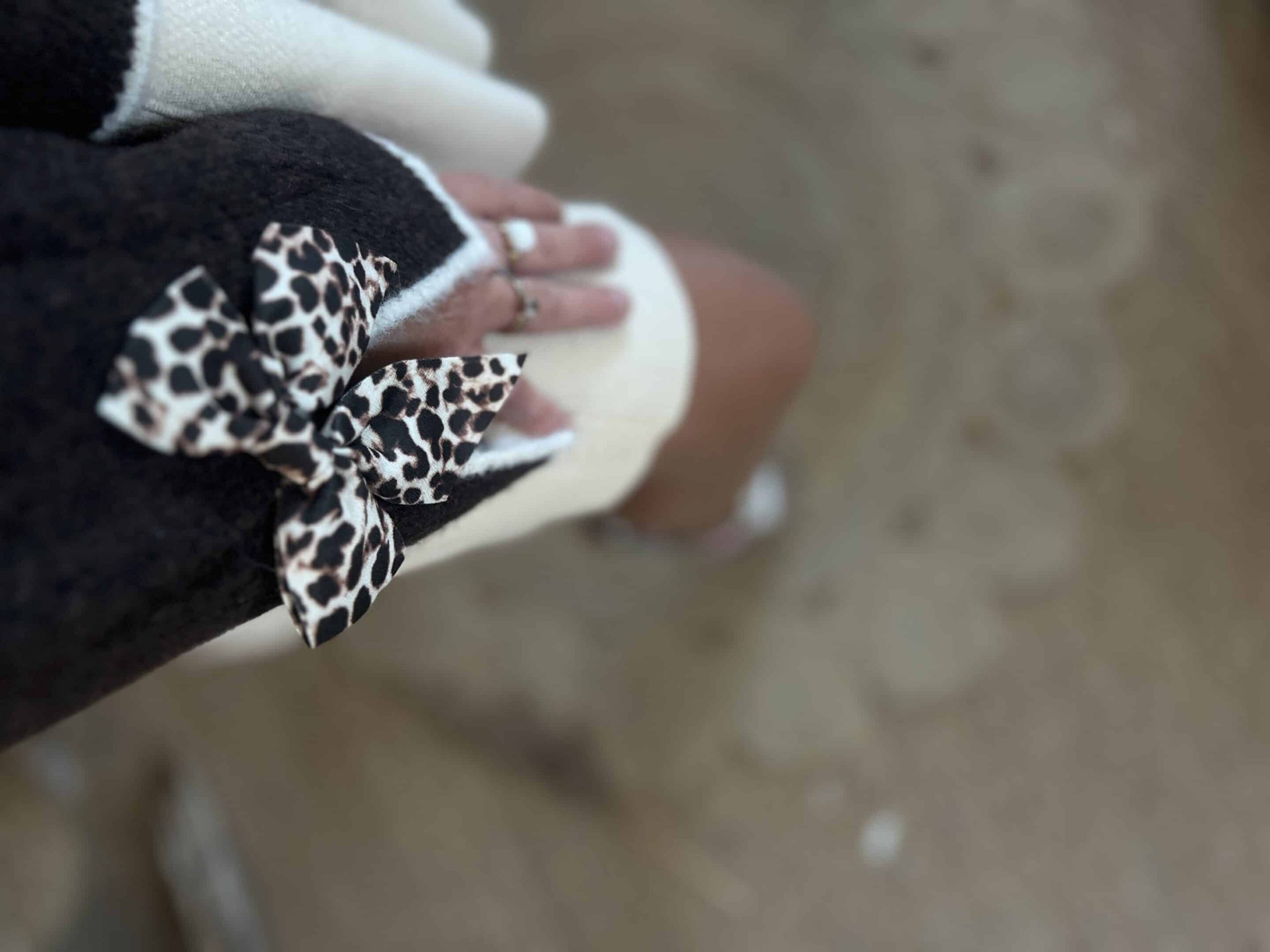 Gilet noeud léopard chocolat – Image 6