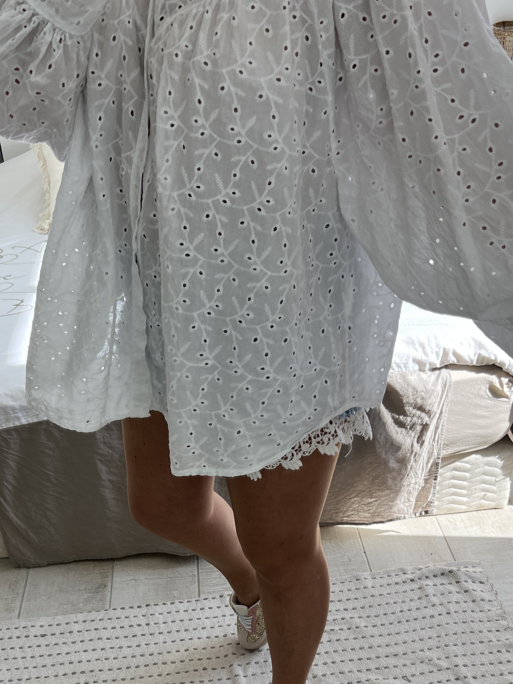 Chemise broderie blanche – Image 4