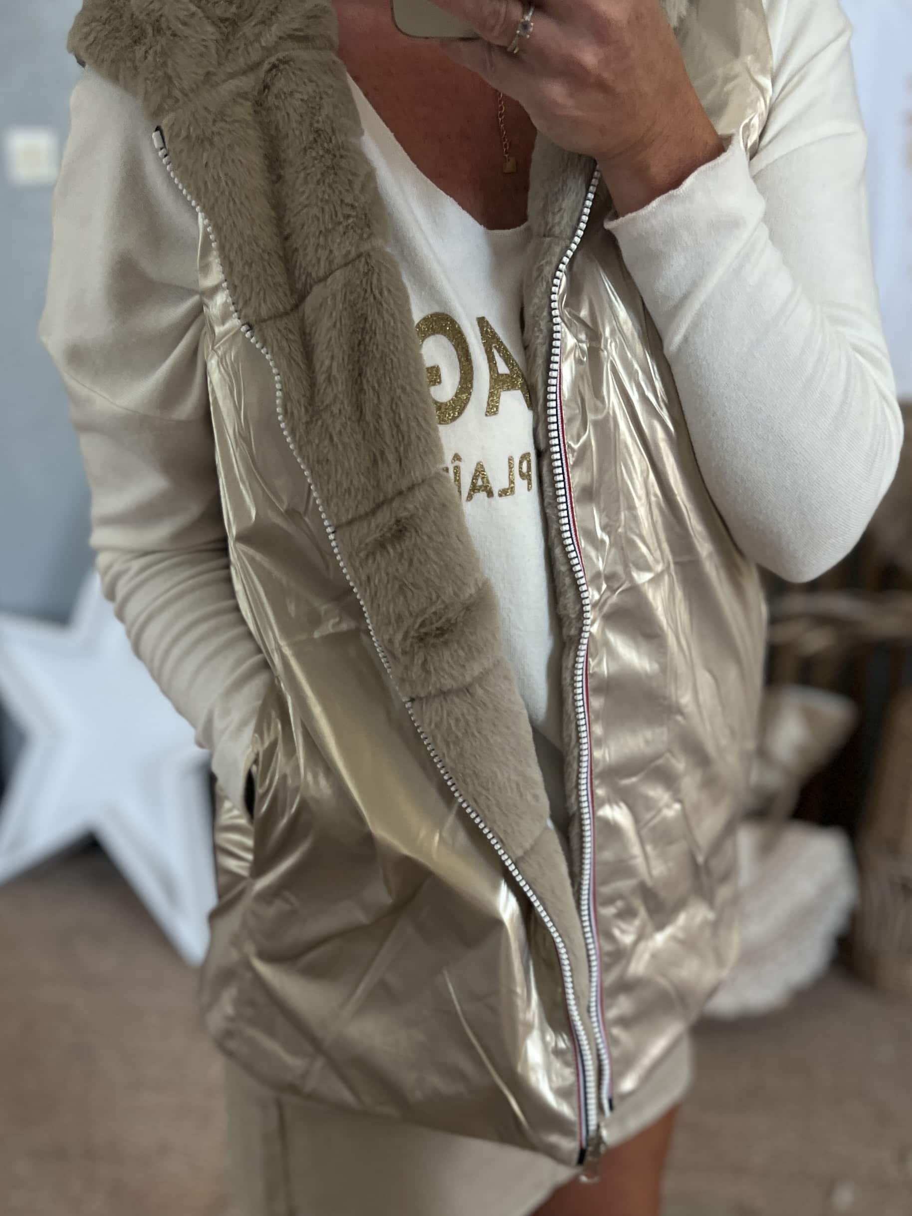Doudoune gold beige – Image 4