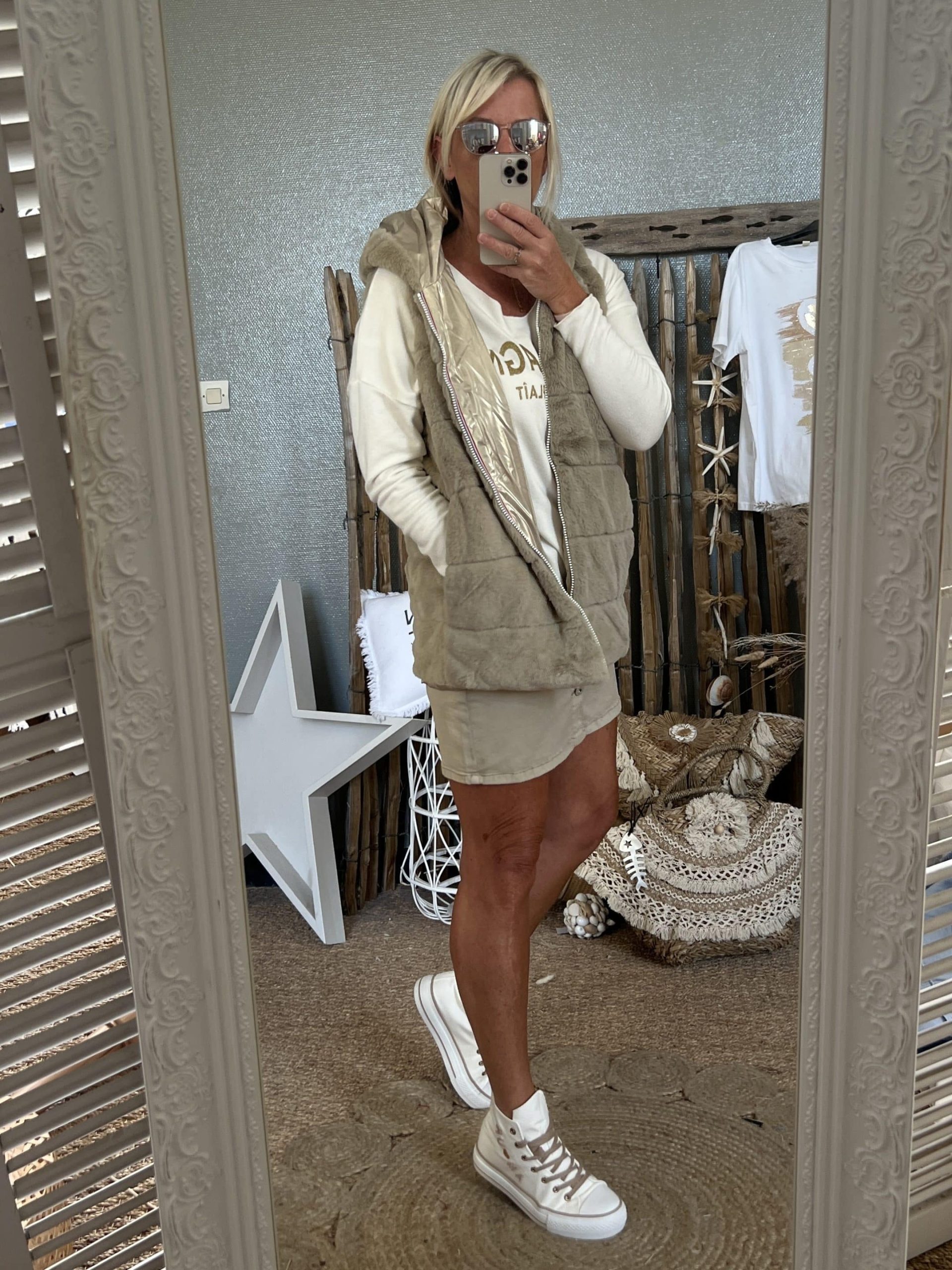 Doudoune gold beige – Image 3