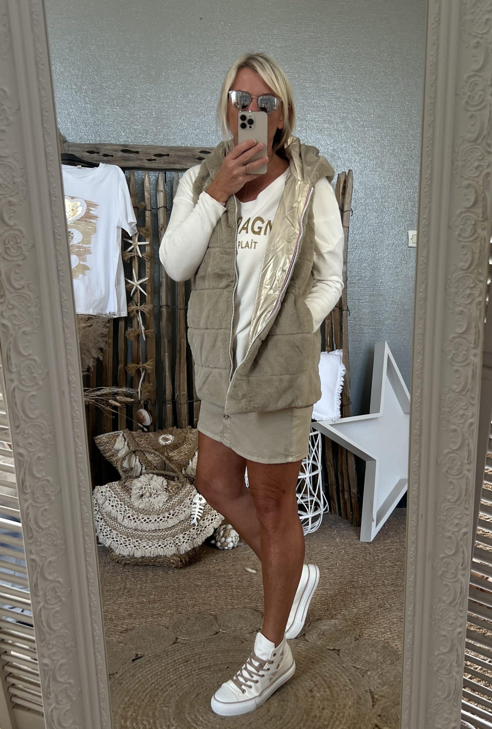 Doudoune gold beige – Image 6