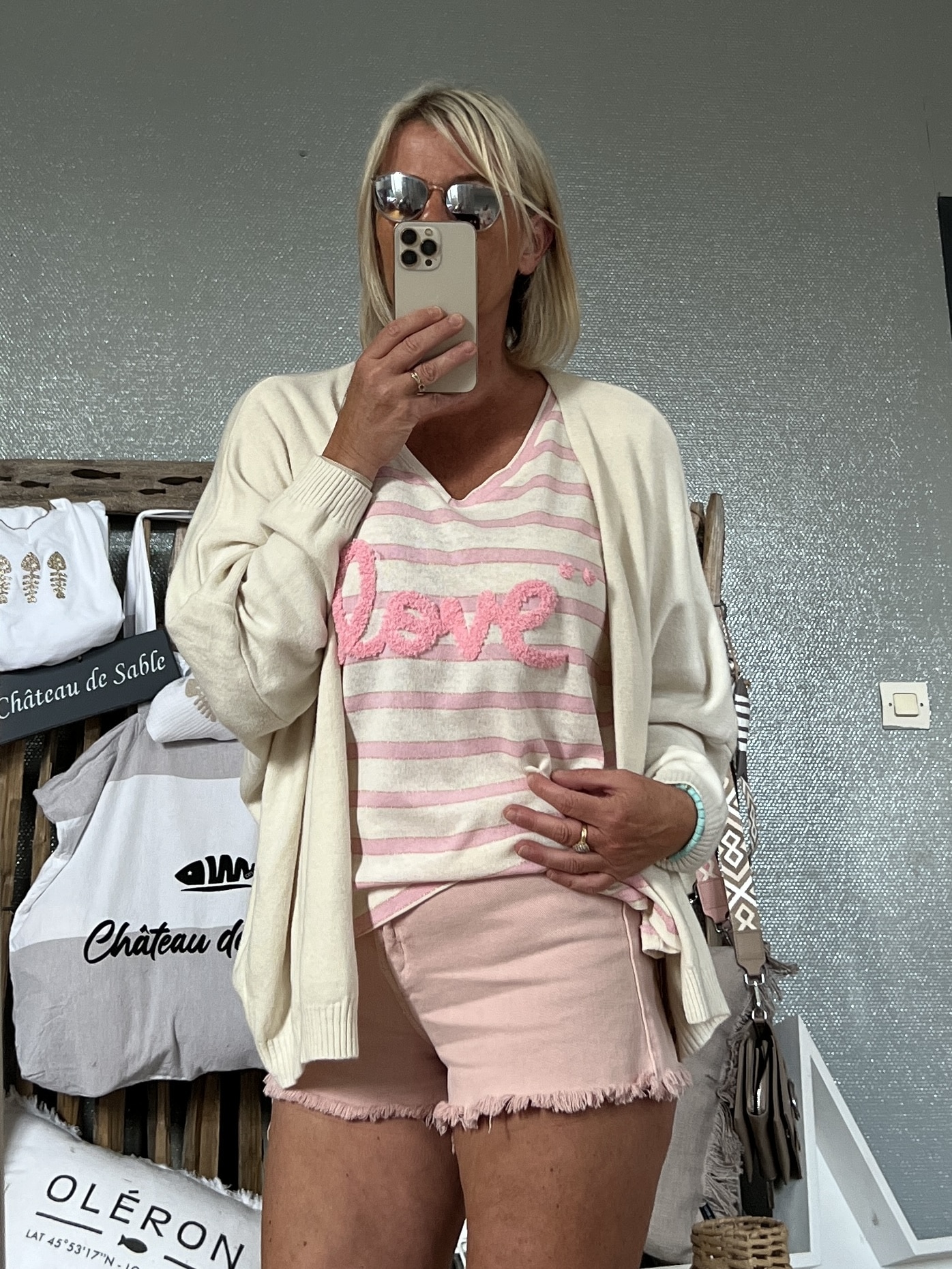 Gilet love écru – Image 2