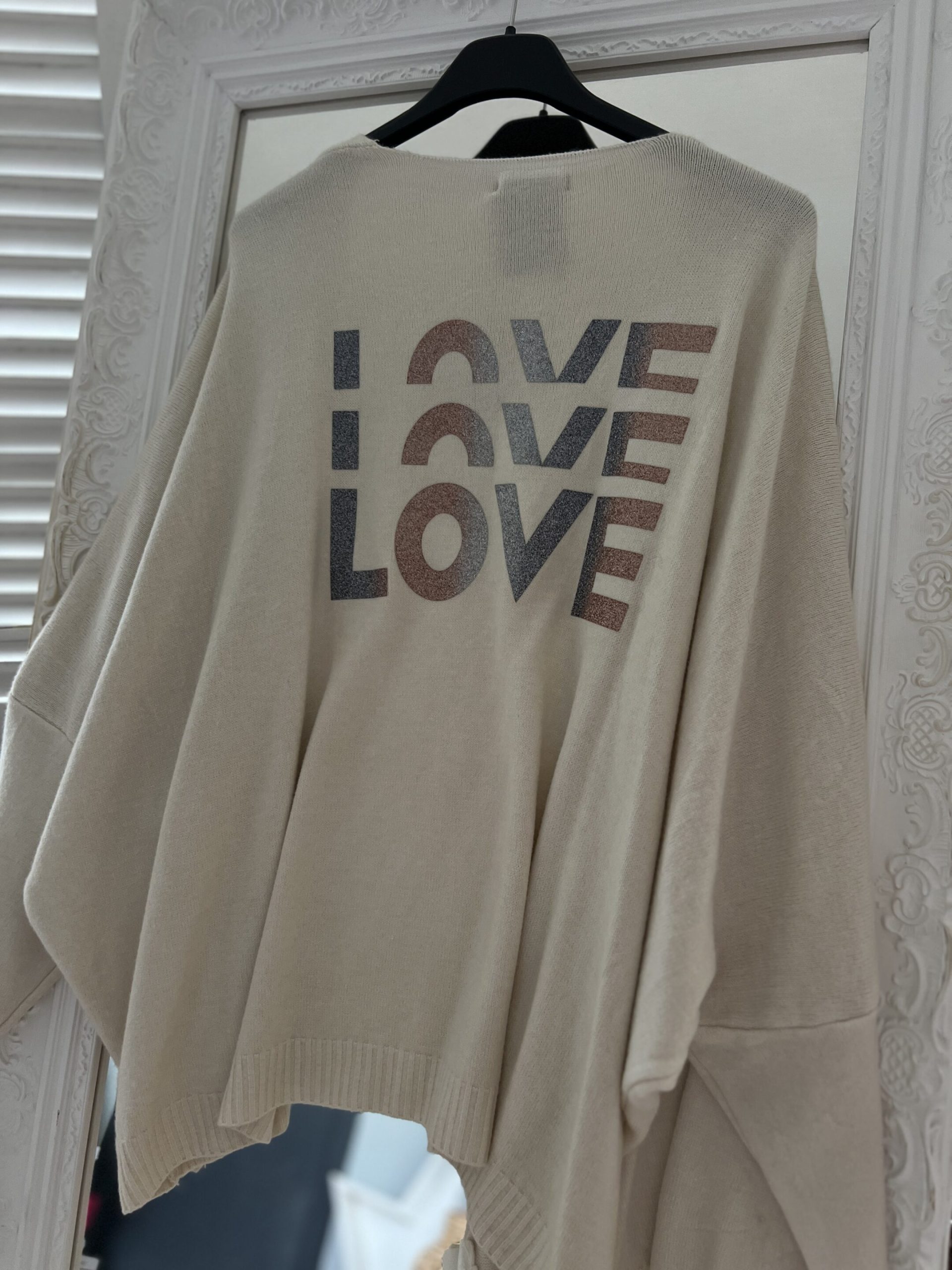 Gilet love écru – Image 4