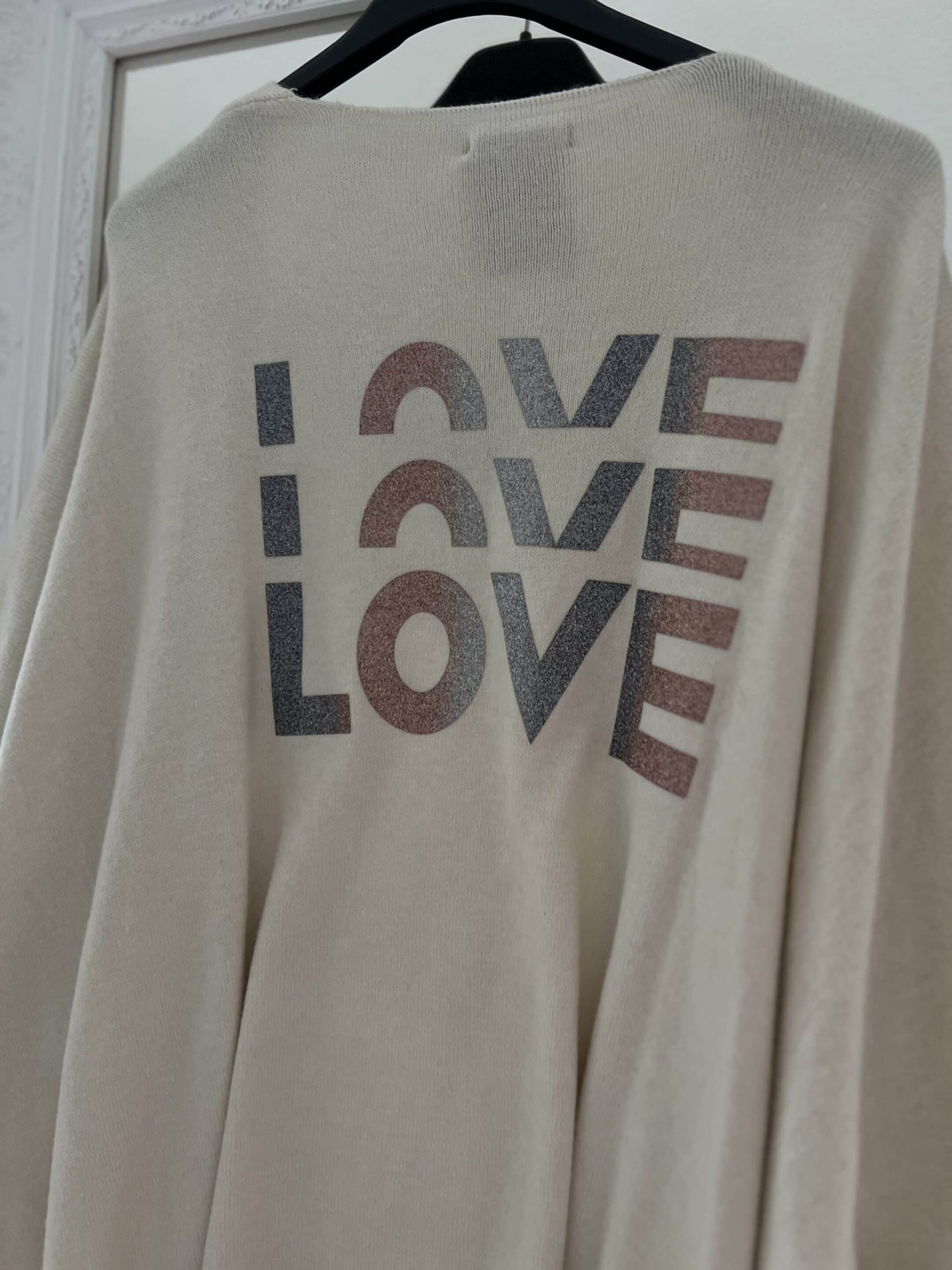 Gilet love écru – Image 3