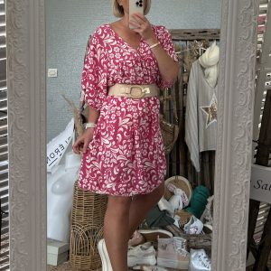 Robe oversize Fushia