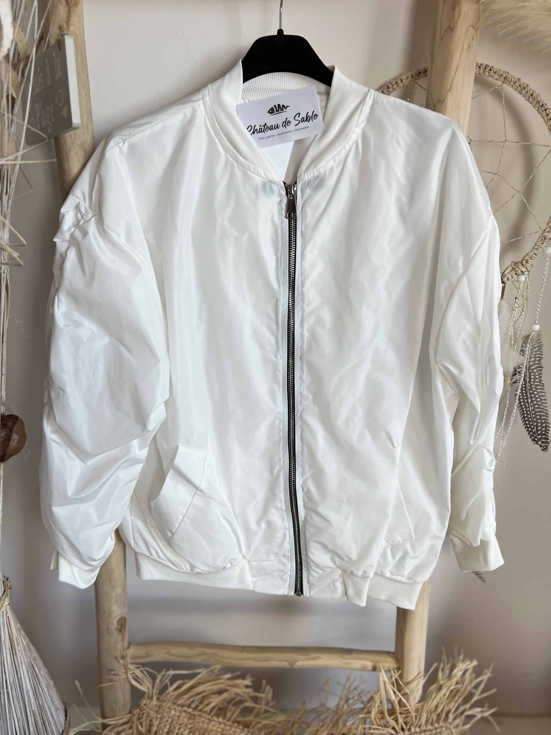 Bomber CDS blanc – Image 3