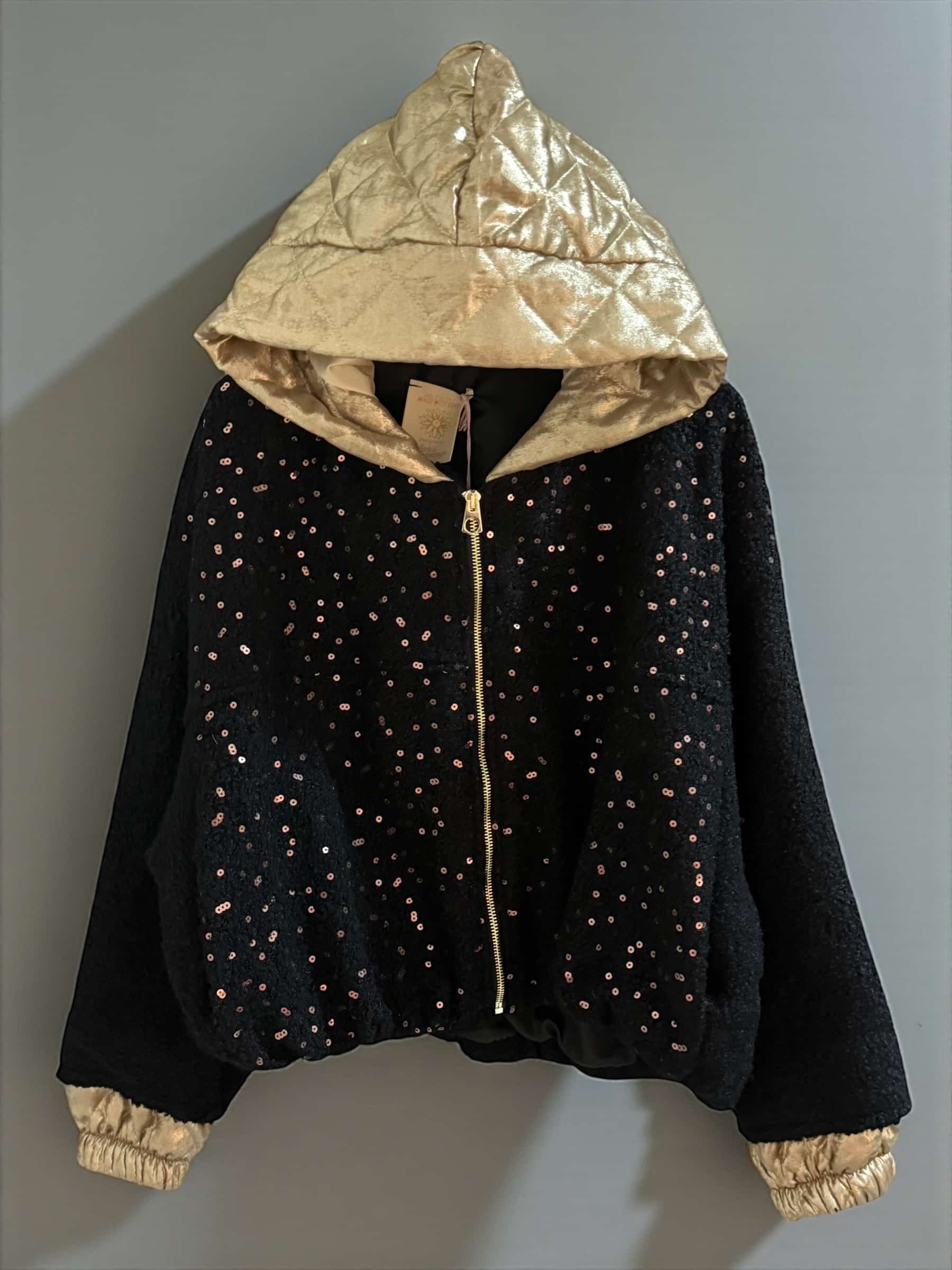 Blouson Luna gold noir – Image 3