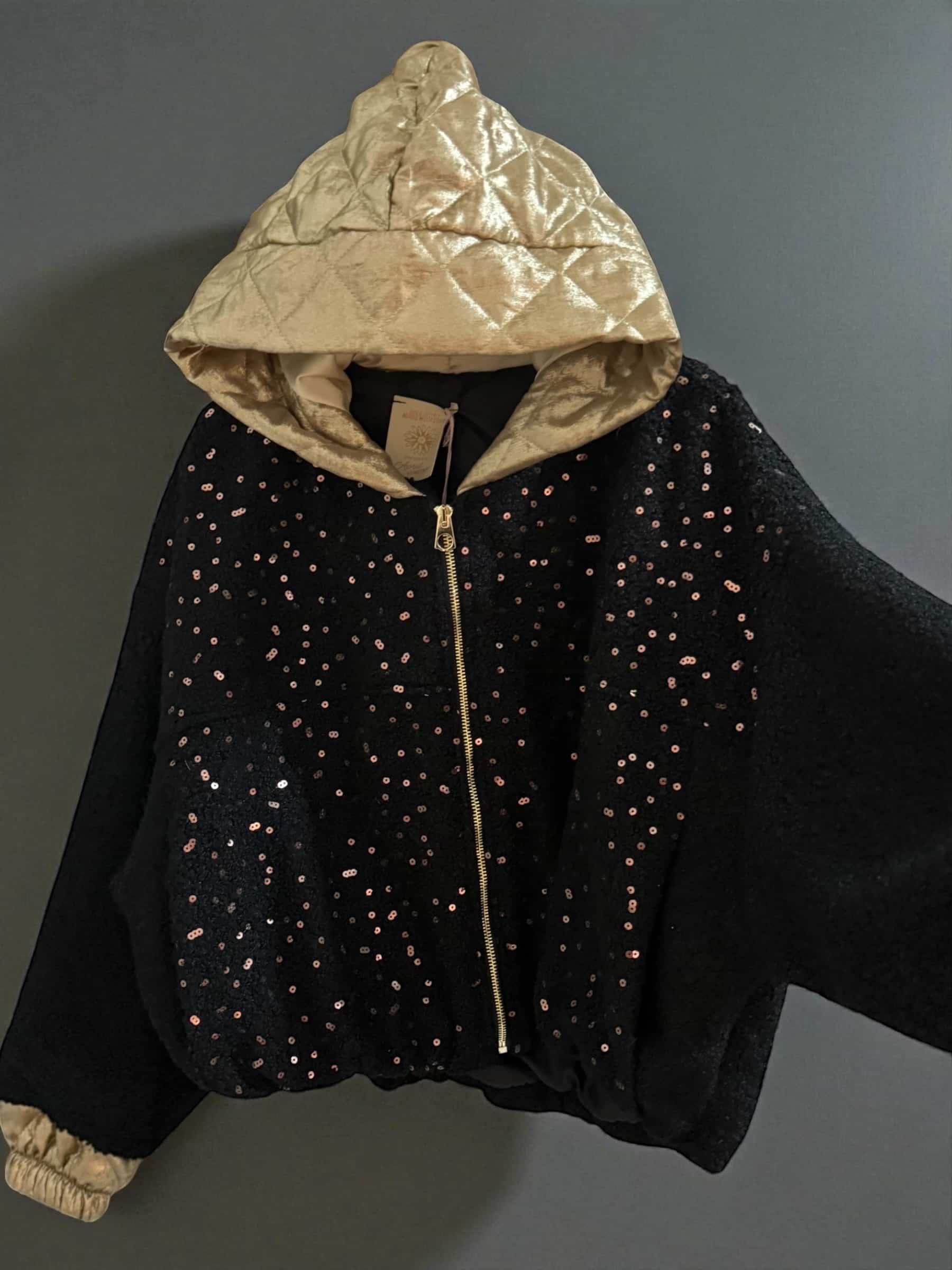 Blouson Luna gold noir – Image 4