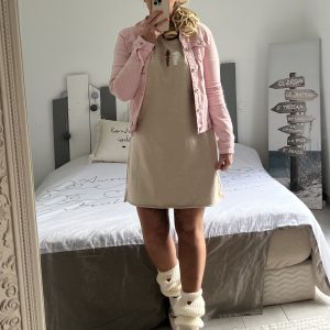 Robe sweat CDS beige