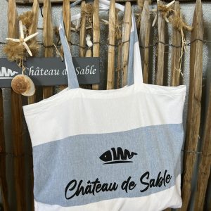 Tote bag CDS bleu blanc
