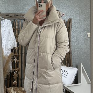 Doudoune cds blanc nacré