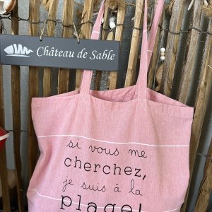 Tote bag Si vous me cherchez..