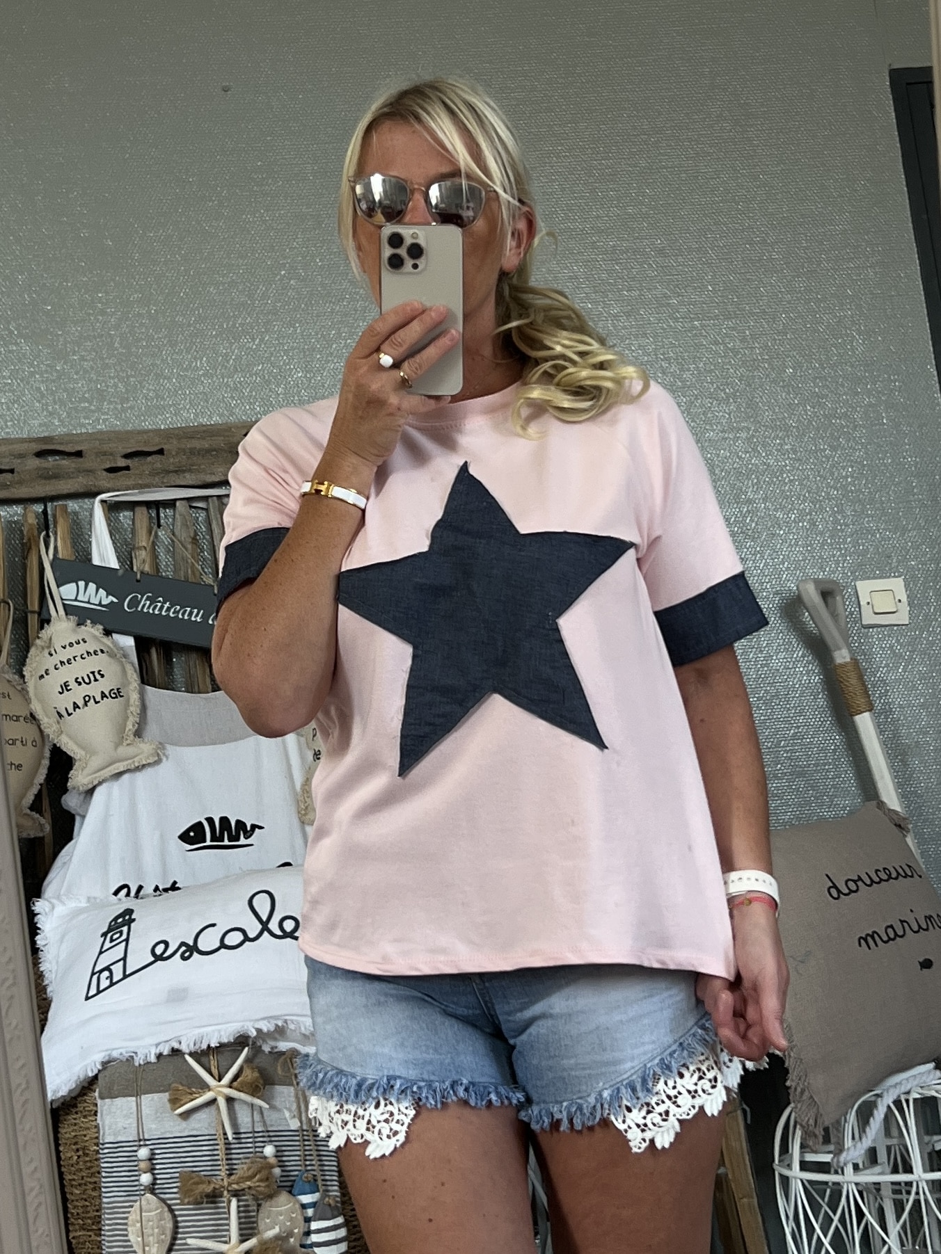 T-shirt star rose jean – Image 6