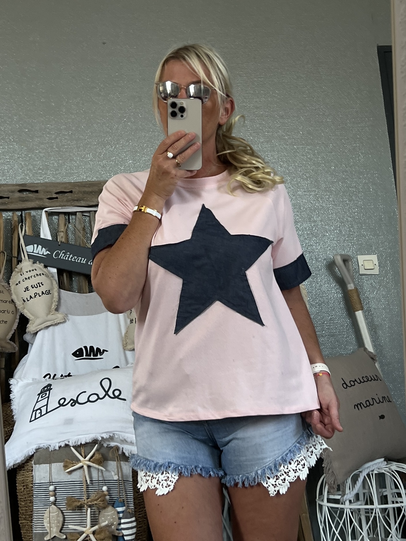 T-shirt star rose jean – Image 4