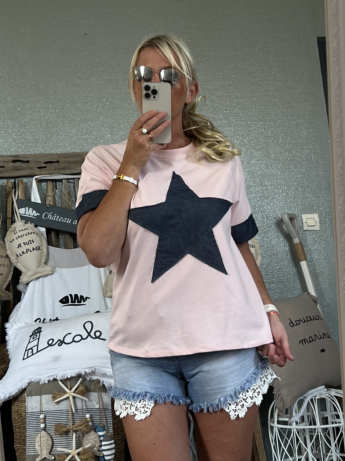 T-shirt star rose jean – Image 5