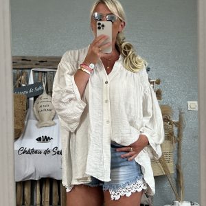 Chemise Oversize beige T38/46