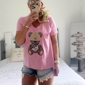 T-shirt bear rose