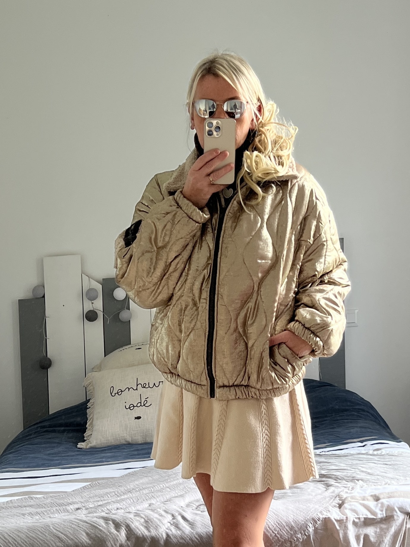 Veste matelassée gold – Image 7