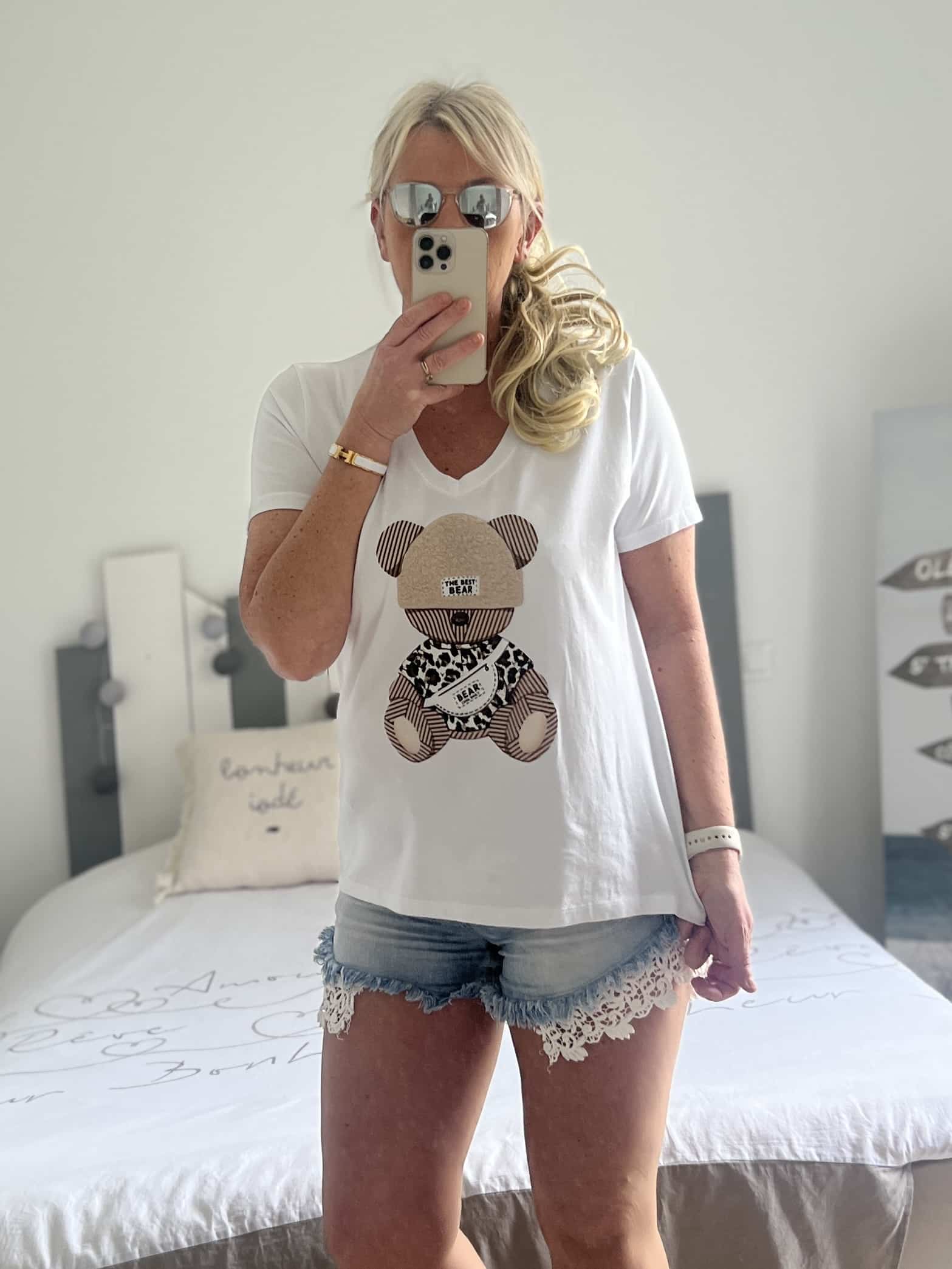 T-shirt bear blanc – Image 4