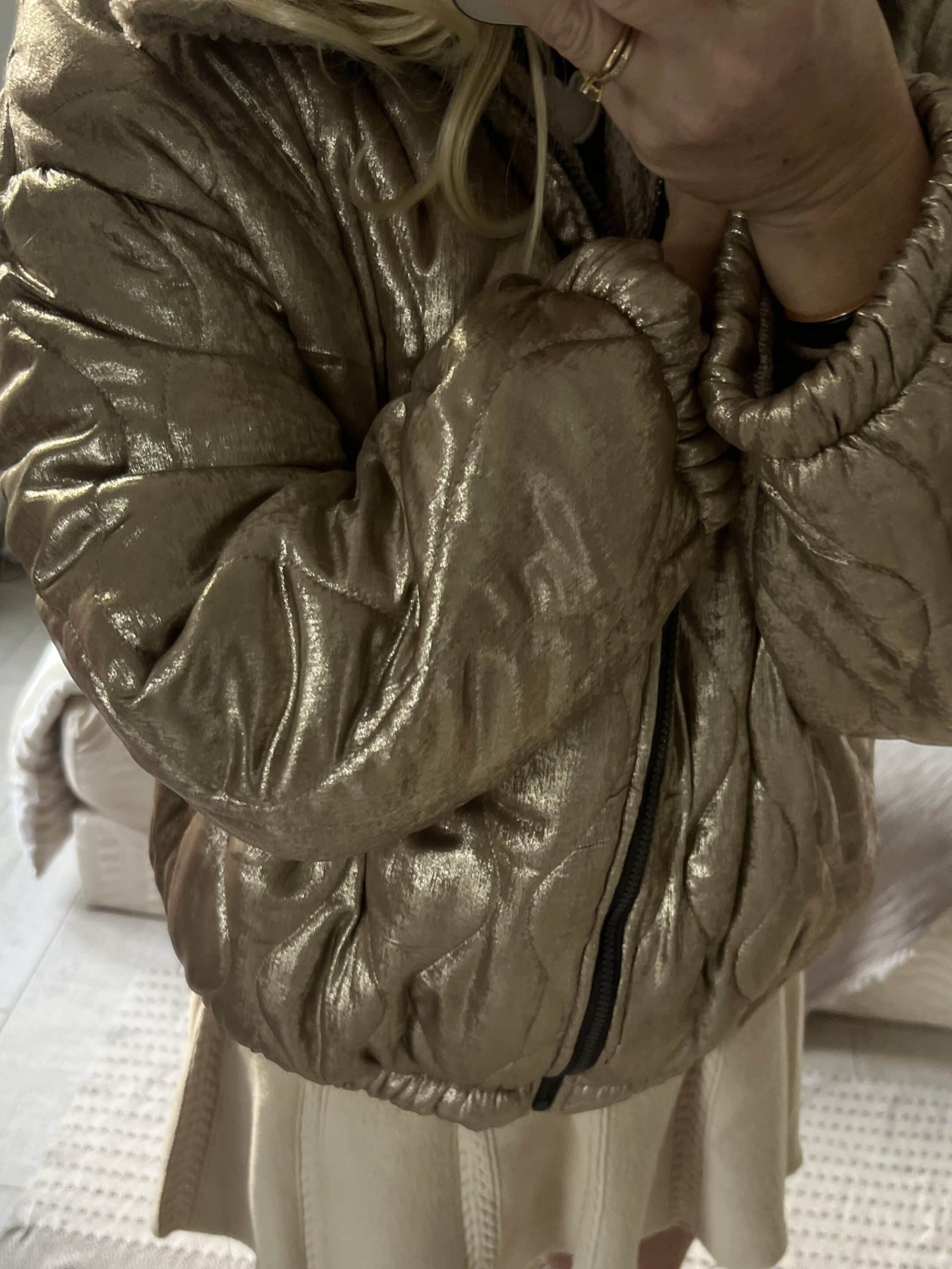 Veste matelassée gold – Image 6