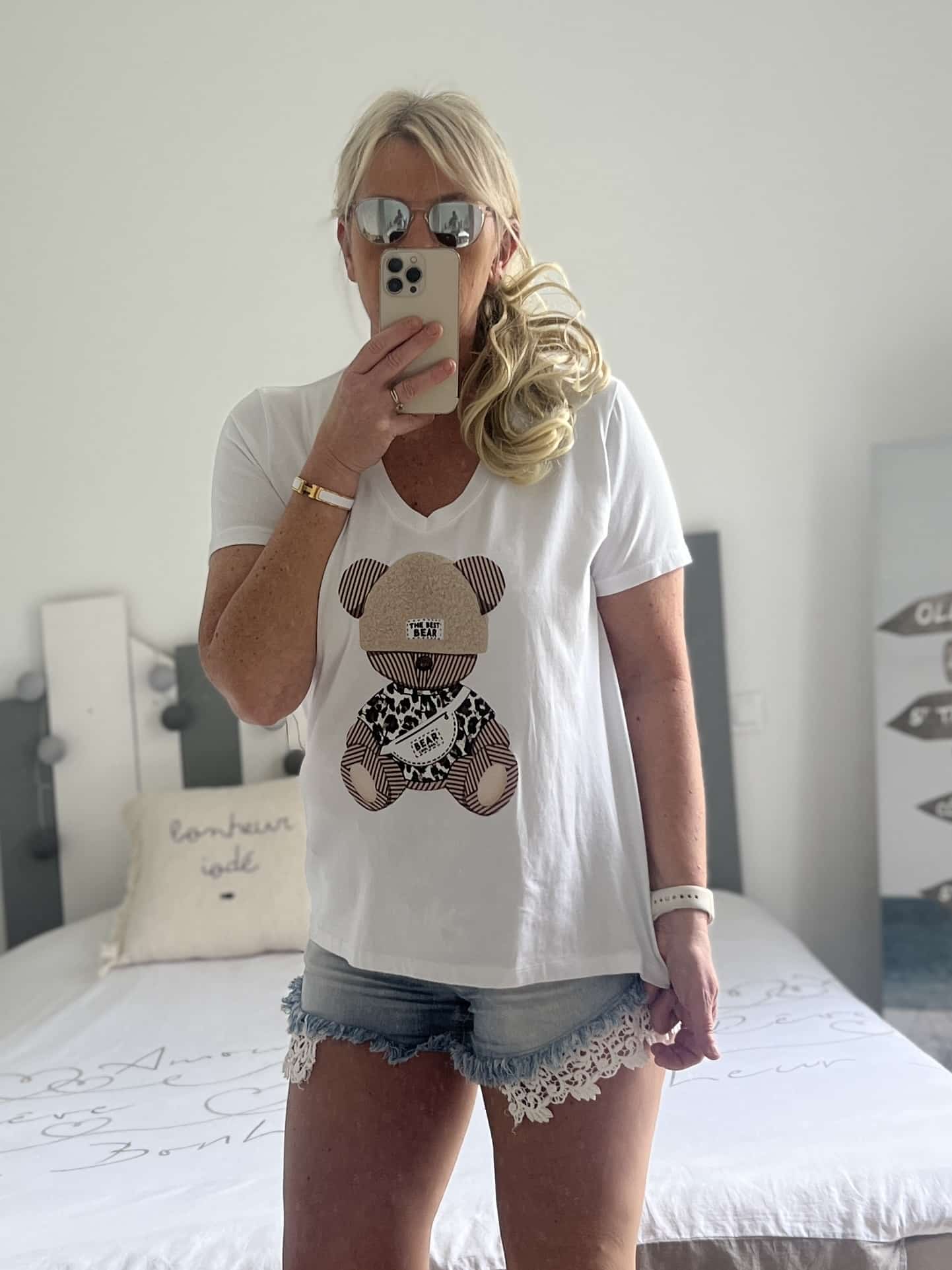 T-shirt bear blanc – Image 3