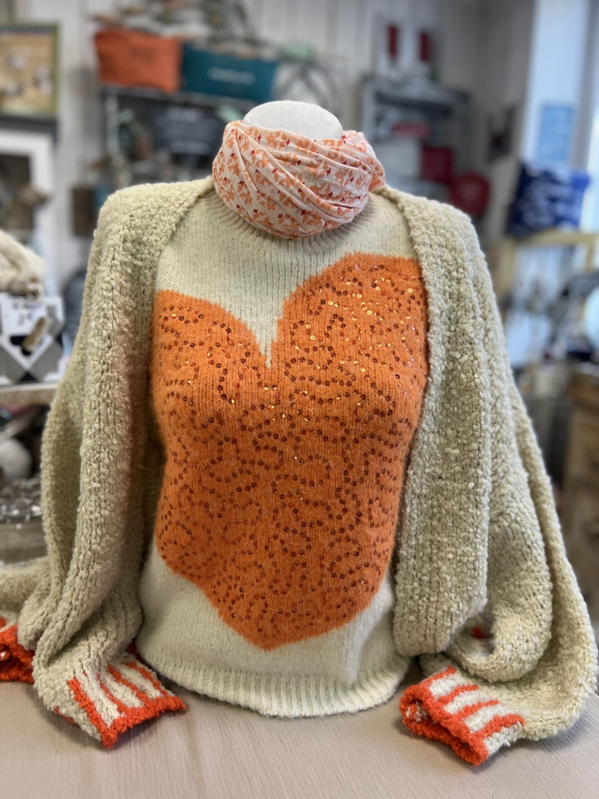 Veste sans manches marron – Image 3