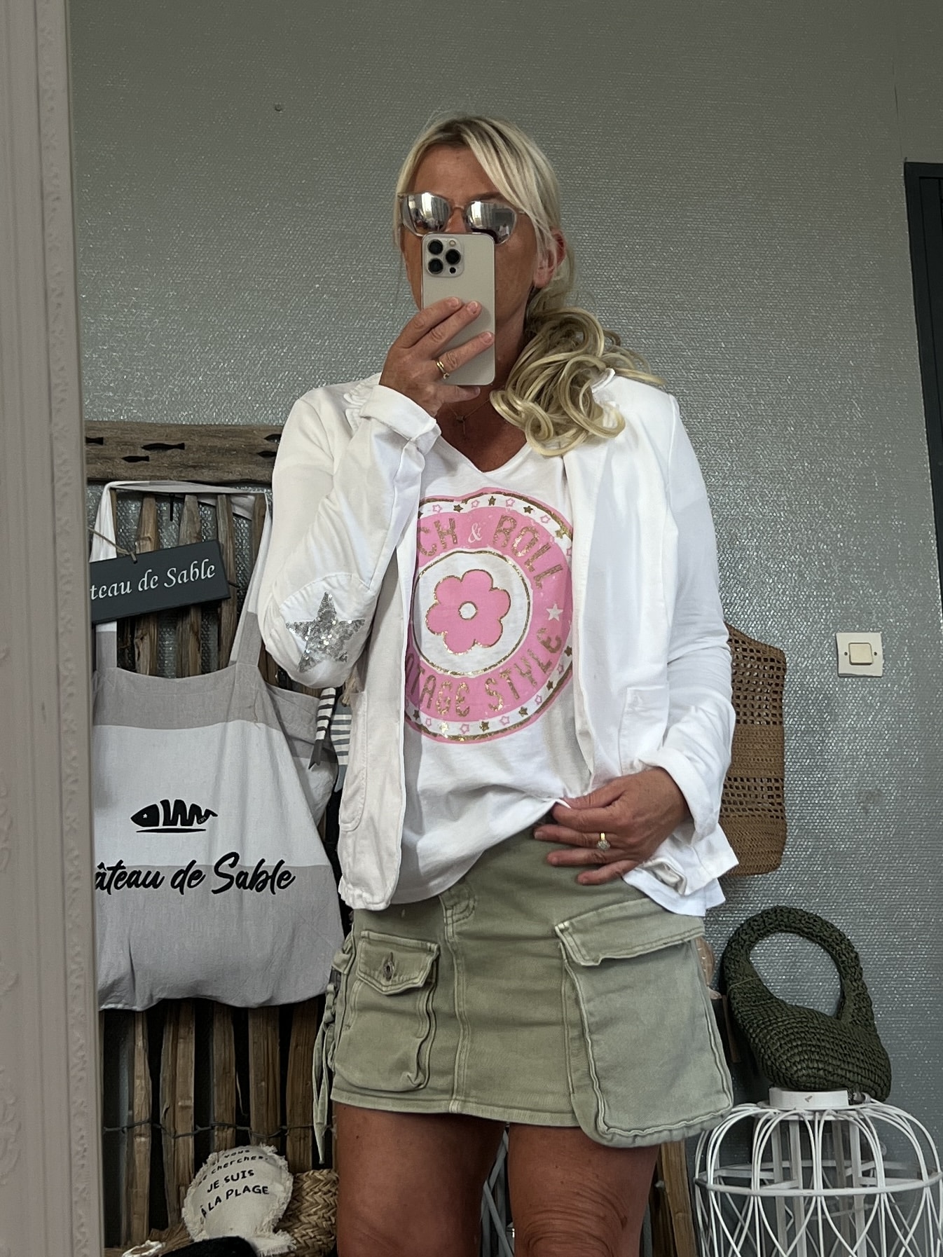 Veste star blanche – Image 3