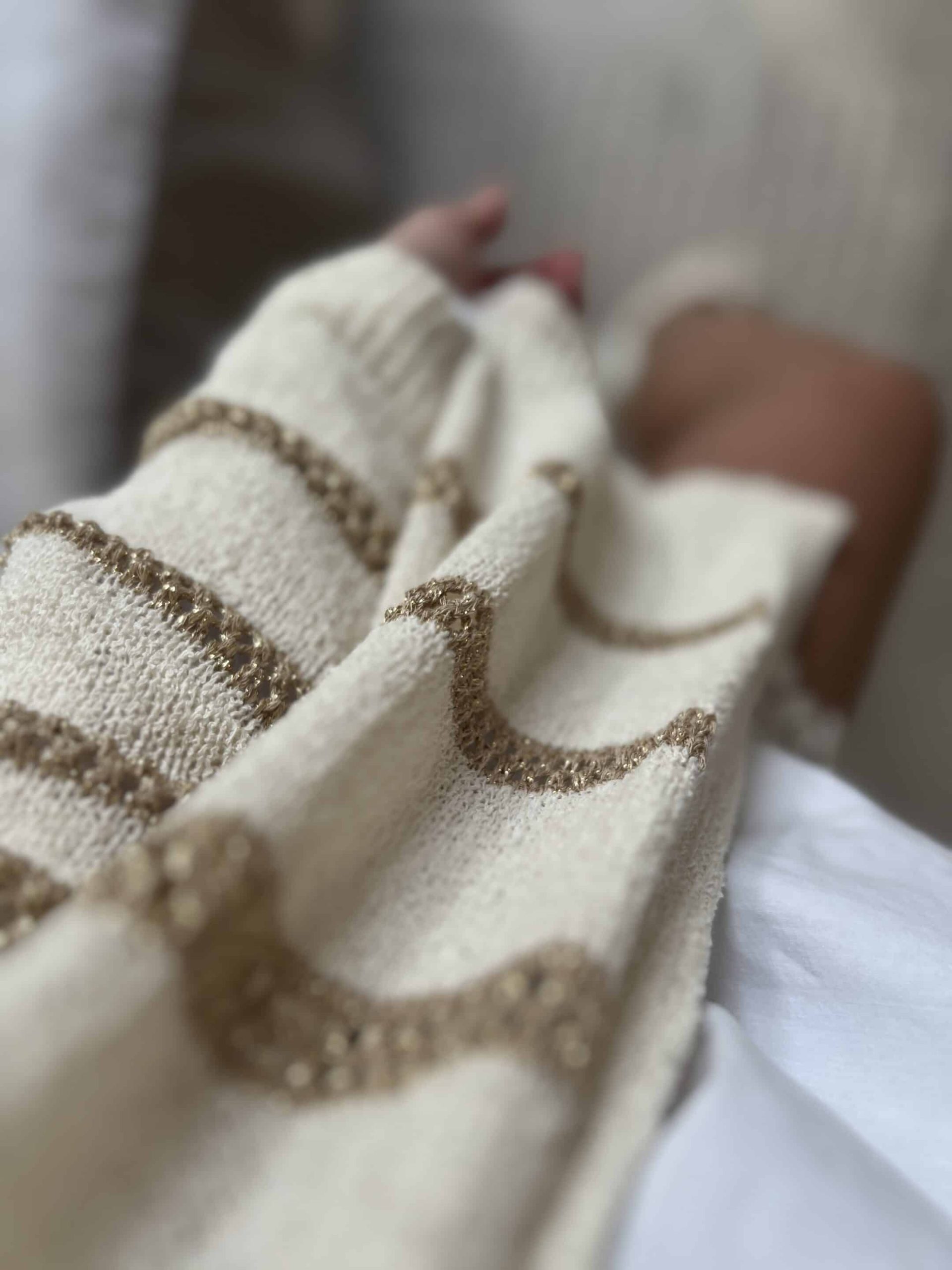 Gilet écru lurex – Image 3