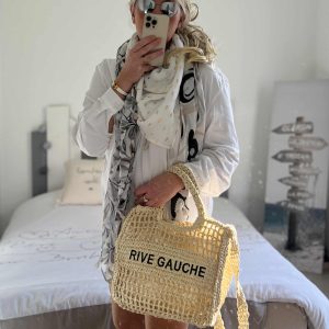 Sac rive gauche petit modèle écru