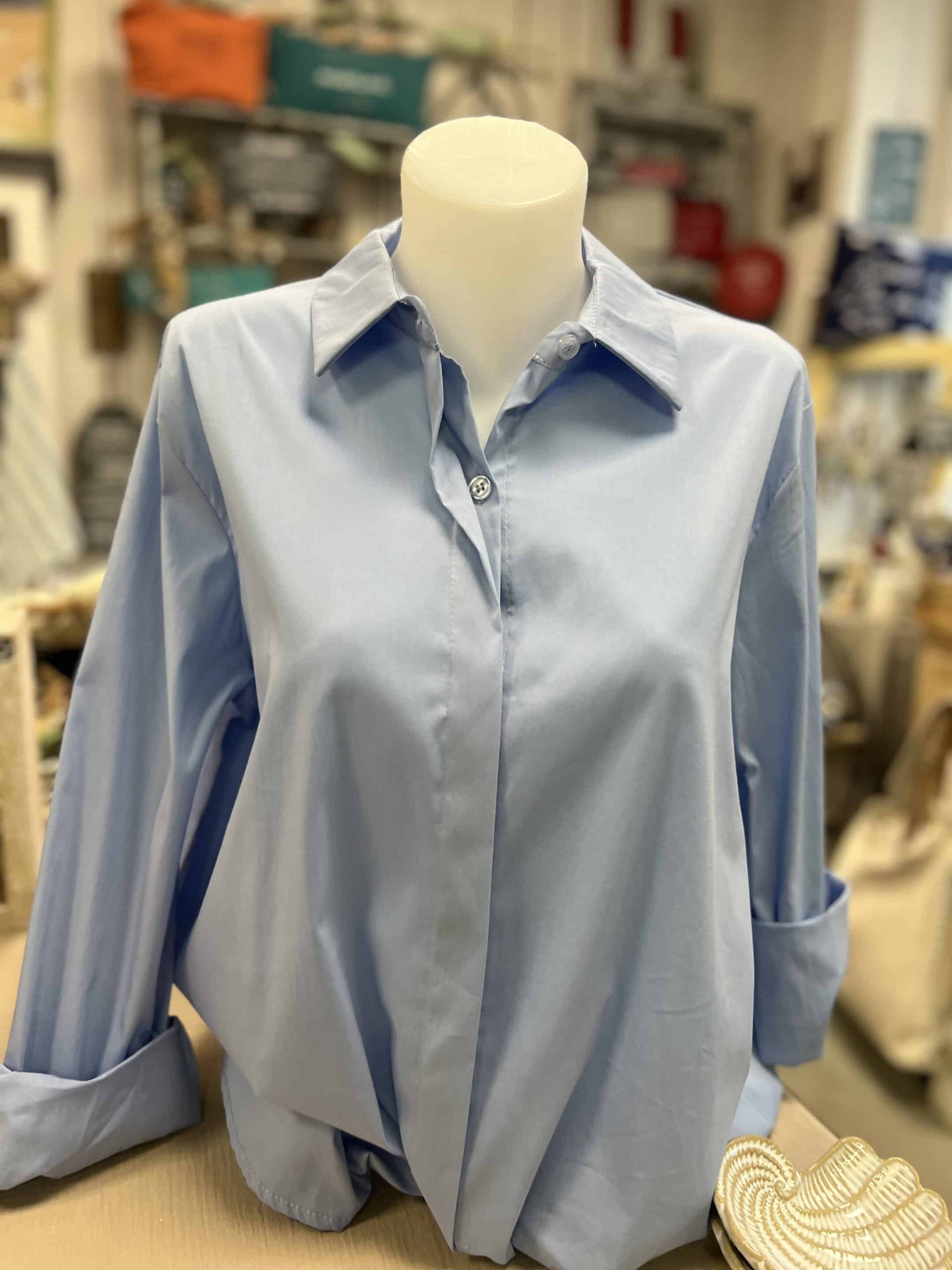 Chemise Elsa bleu – Image 2