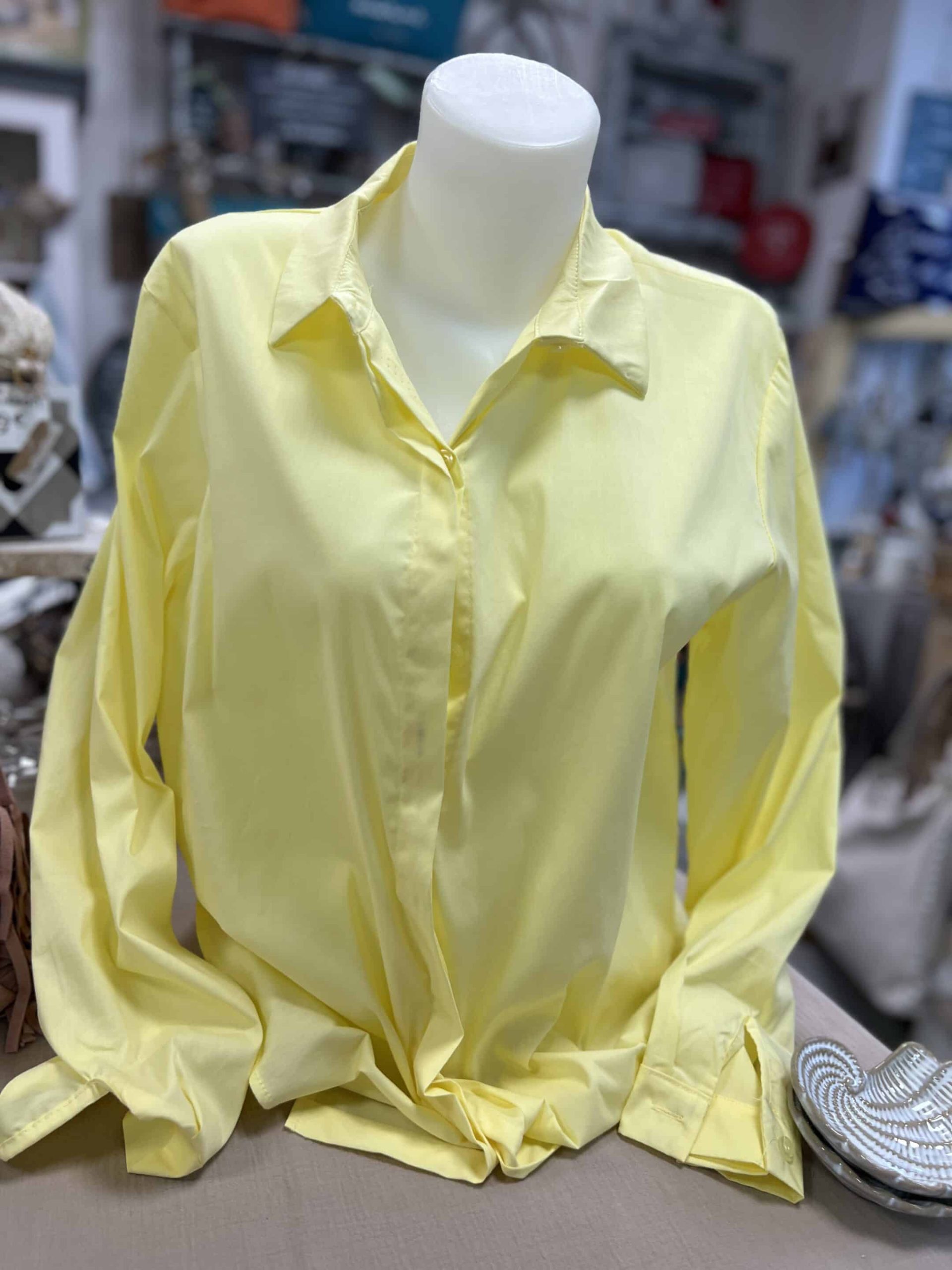 Chemise Elsa jaune